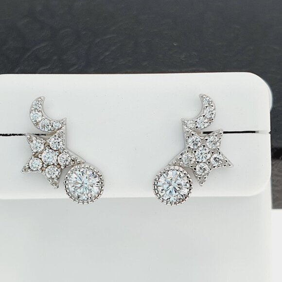 925 sterling silver luxury CZ earrings for women/girls, Best forRJUS2172 - Picture 10 of 10